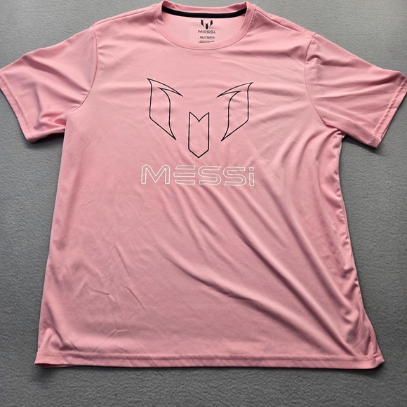 Messi Official Other - Messi Official Graphic T-Shirt Mens XL Pink Inter‎ Miami Soccer Athletic Tee